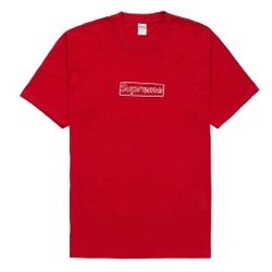 RED SUPREME X KAWS BOGO SIZE M