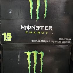 Monster Energy Drink 15 Pack | New | Brooklyn