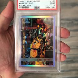 1997 Topps Chrome Kobe Bryant Refractor
