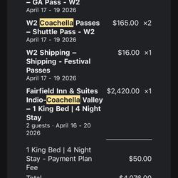 Coachella Hotel Package Weekend 2