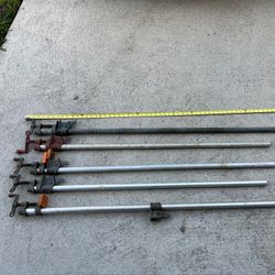 5x Pipe Clamps 4-5’