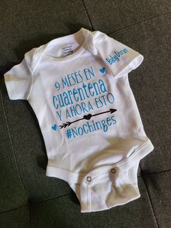 Quarantine onesie $12