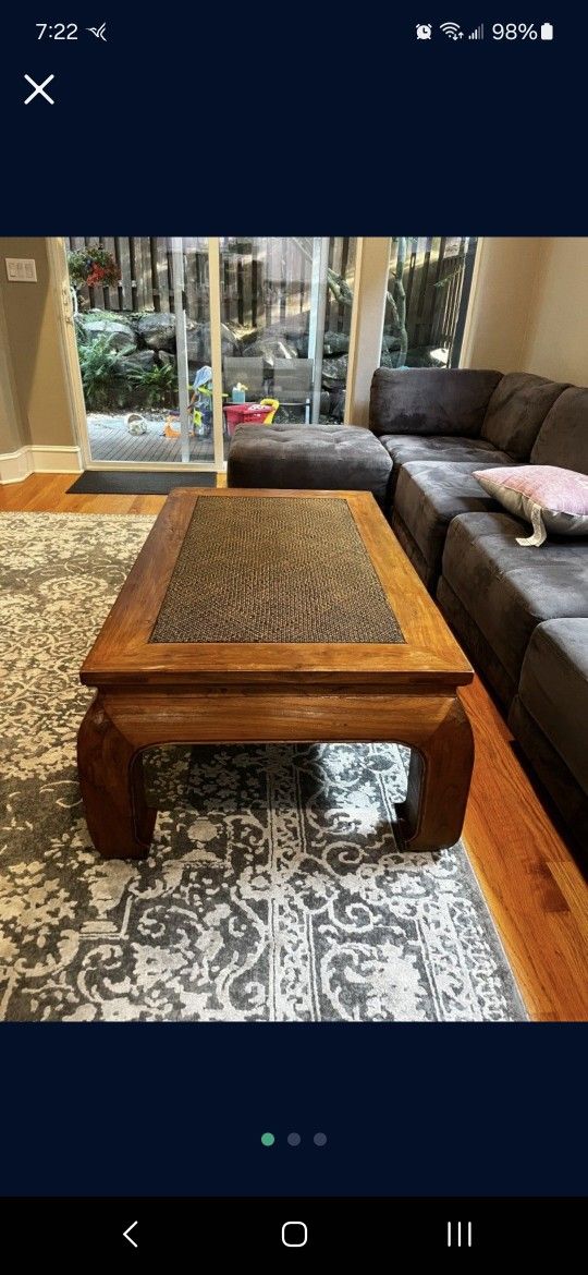 Solid Wood Coffee Table