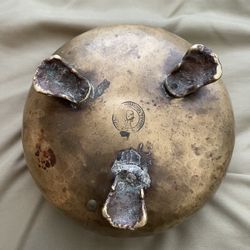Brass And Sterling Silver Plates And Bowls 