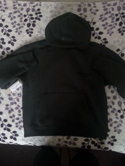 Essentials black hoodie size small