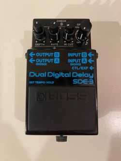 Boss SDE-3 Dual Digital Delay Pedal