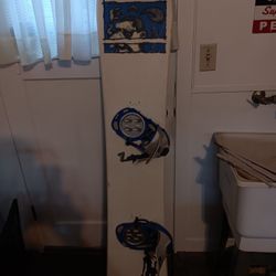 Nice Lamar Zepher, 168mm Wide Foot capped, Great Shape with Top Shelf Step In Bindings Witn K2 Bootsw