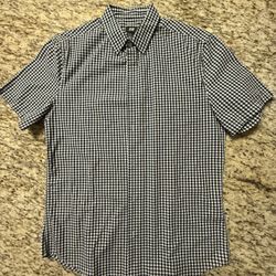 Men’s Blue Plaid Shirt size MEDIUM