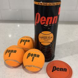 Penn Tennis Balls and Can Collectible