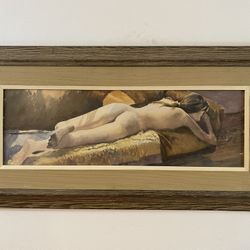 Watercolor painting by Tom Darrah 1972
