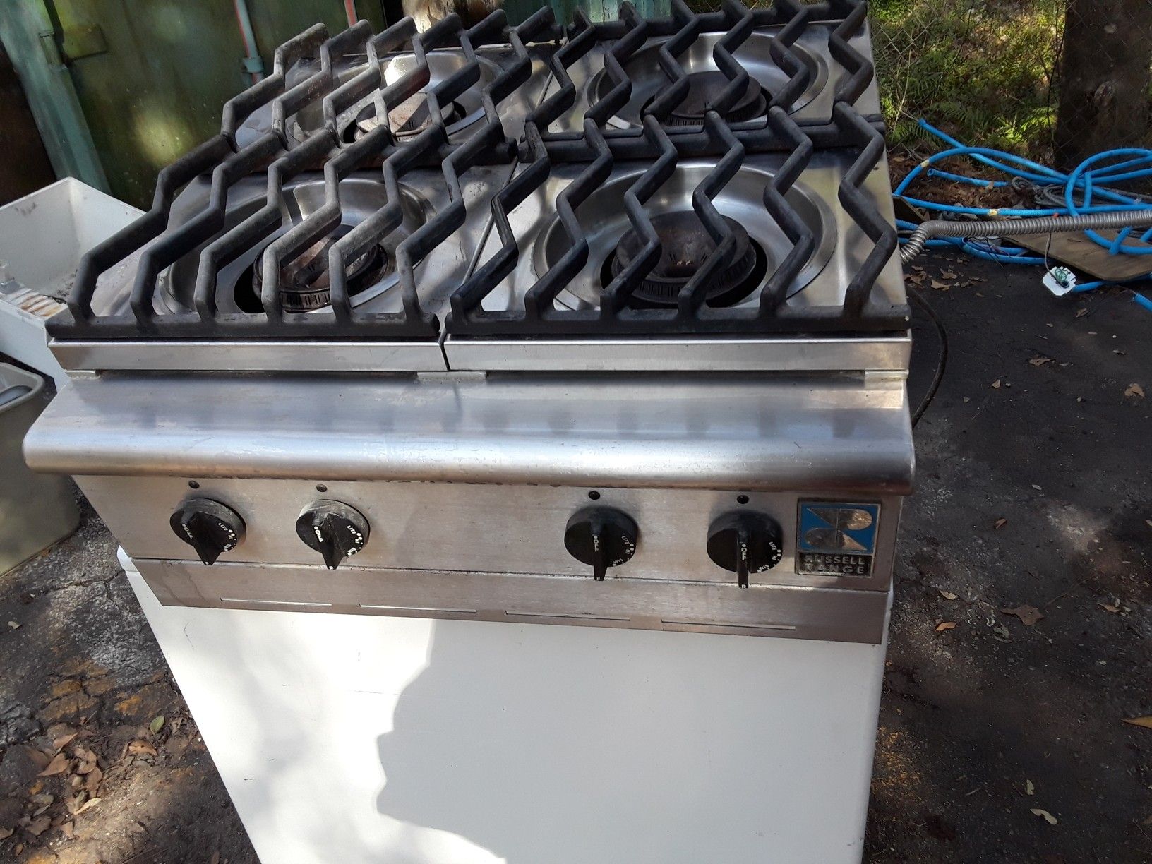 Russell Range natural gas Viking Stove food truck