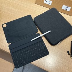 iPad Accessories - Apple Pencil 2nd Gen, iPad Case And Keyboard Air and Pro (Keyboard And Case: iPad Air)