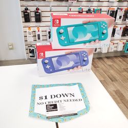 New Nintendo Switch LITE Handheld Gaming Console - 90 DAY WARRANTY - $1 DOWN - NO CREDIT NEEDED 