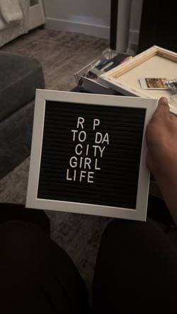 Wall decor (has more letters to add)