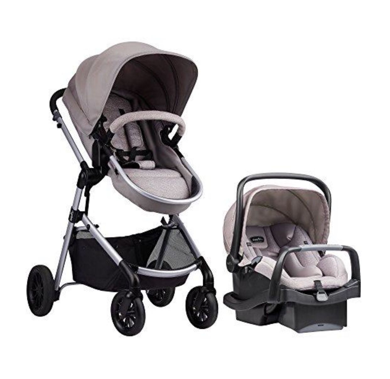 Evenflo Pivot Modular Travel System, Sandstone