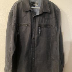Lanzzino Faux Leather Jacket 4XL