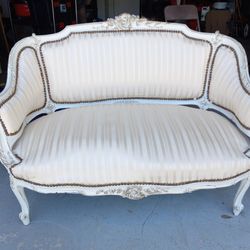 Vintage Antique French Louis XV Style Sofa/marquis/love Seat 