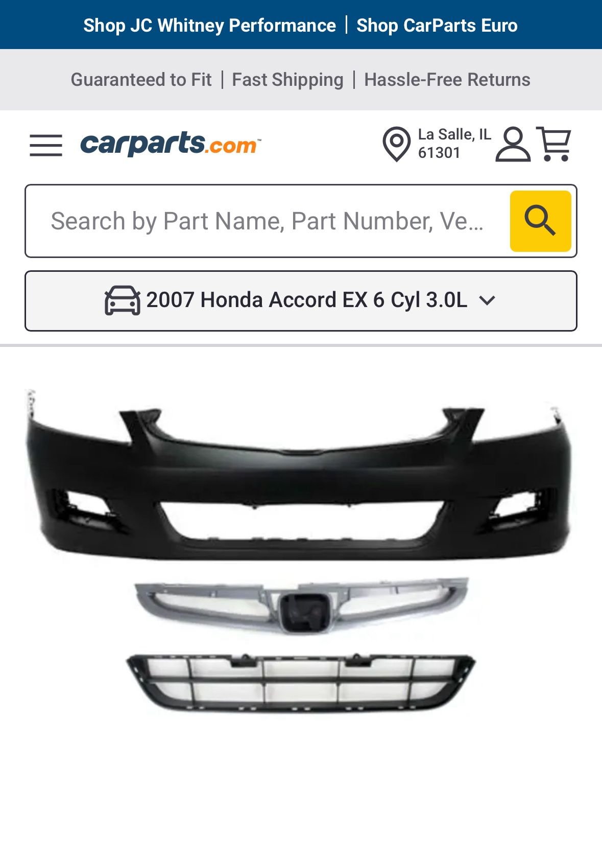Honda accord Front bumper kit