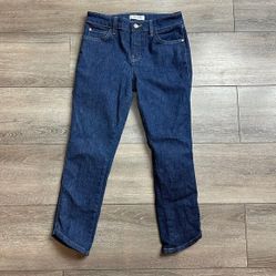 Guess Jegging Jeans Size 27 Capri Stretch Denim Blue 