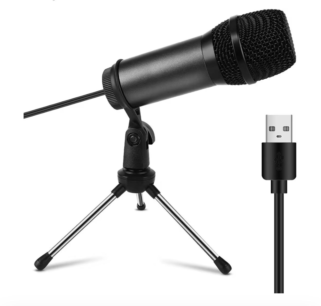 Brand new USB Microphone, USB Condenser Microphones for Computer PC Game Mac & Windows,Professional Plug, Play Studio Microphone for Gaming, Podcast,C