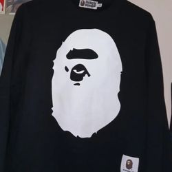 Bape Head Crewneck Sweatwr