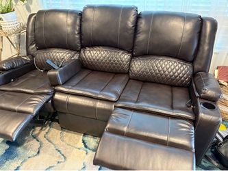 Leather recliners
