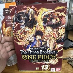 One Piece Card Game ULTRA DECK - The Three Brothers (ST-13) New Factory Sealed