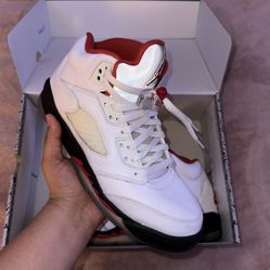 Jordan Retro 5 “White Fire Red” 2020