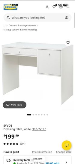 IKEA Desk with chair included!