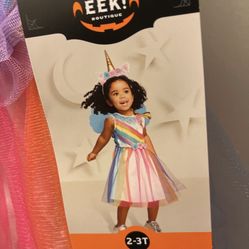 Toddler Rainbow 🌈 Unicorn 🦄 Halloween 🎃 Costume