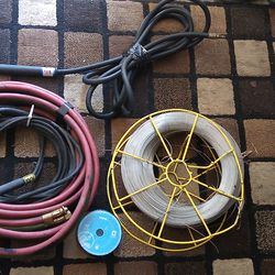 Welding equipment miscellaneous spool TIG welder hoses oxy acetylene hoses take gun small flux roll miscellaneous welding