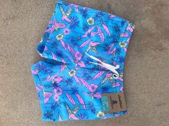 Chubbies youth boys swim trunks size S new