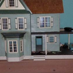Antique Wooden Doll House