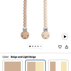 New Pacifier Clips