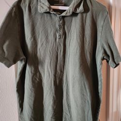 Mens Olive Green Polo Shirt