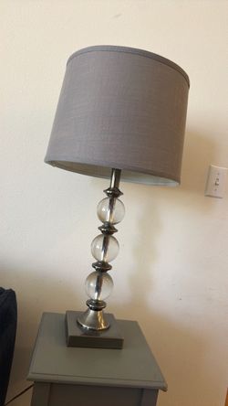 Grey table lamps