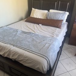 Costco Queen bed Frame New (used in Guest room)