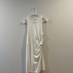 Alexander Wang.T Heavy Soft Jersey Fitted Tank Dress with Twist Detail 