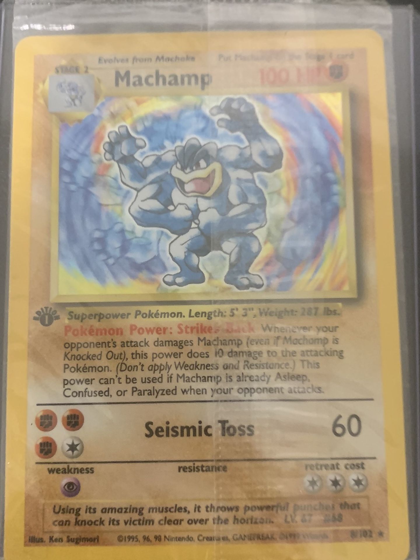 Sealed Machamp 1st Edition
