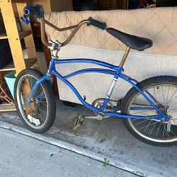 Vintage Blue Bicycle