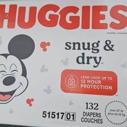 Huggies Size 5 132 Count $40 