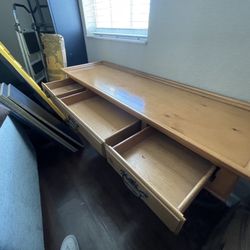 Side Table/Desk with drawers