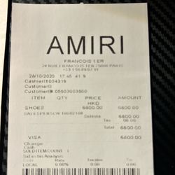 Amiri CRYSTAL MA-1