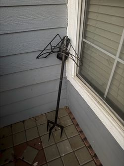 Metal Garden Hose Holder Stand – Black – $15 OBO
