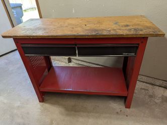 Craftsman Workbench with Drawers Made In USA