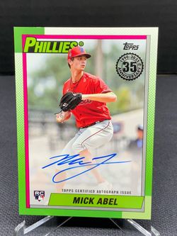 2025 Topps Update Mick Abel RC Auto 1990 35th Anniversary #90A-MA