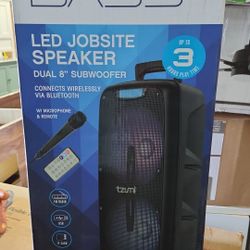Tzumi 20w Bluetooth And Radio Speaker With Mic And Remote 