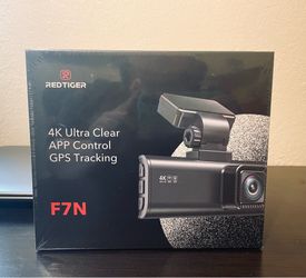 REDTIGER F7N 4K Ultra Clear APP control GPS tracking  Dash Cam