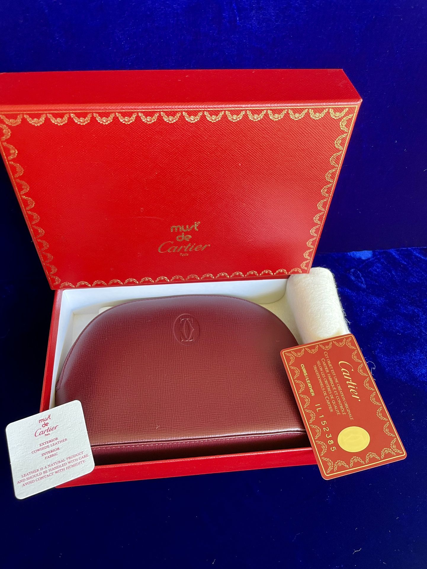 Vintage Cosmic Pouch Bag Cartier New Old Stock