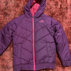 NORTH FACE REVERSIBLE JACKET  SIZE LG 14/16